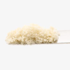 Water hash concentrate photographed for the reference collection